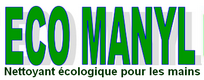 Logo ECO MANYL, nettoyant écologique pour les mains