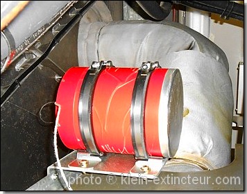 Gnrateur Dynameco 2000-E02 dans le compartiment moteur d'une grue portuaire de manutention LIEBHERR LHM 280