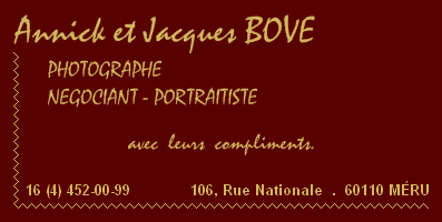 Annick et Jacques BOVE  Mru