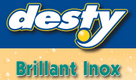 Logo DESTY, nettoyant pour inox