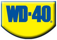 Logo WD-40, nettoie, protège, lubrifie