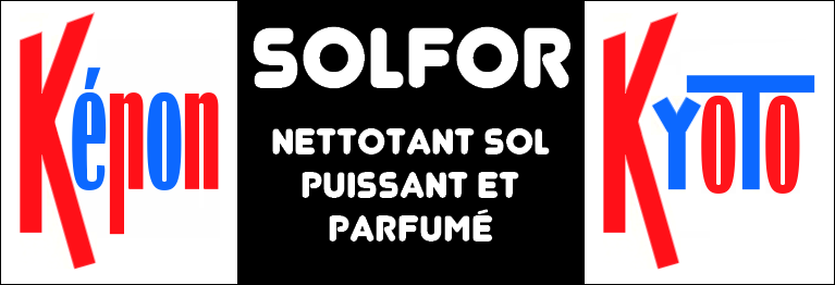 KEPON SOLFOR bandeau Nettoyant puissant parfum, sols, surfaces et sanitaires