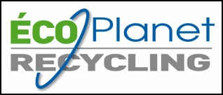 Logo ECOPLANET RECYCLING 41 ROMORANTIN recyclage des extincteurs professionnels.