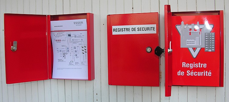 Armoire pour Registre de S�curit� Incendie