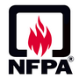 Logo NFPA, Association Nationale pour la Protection contre le Feu, aux USA Massachussetts